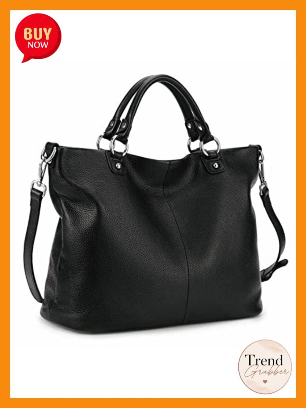 Genuine Leather Tote Purse Satchel Top Handle Shoulder Crossbody Bag